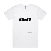 Dragons - Hashtag '#RedV' T-Shirt - AS Colour - Staple Tee - AS Colour - Staple Tee