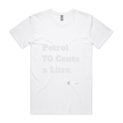 Brisbane Broncos - All Time 'Petrol 70 Cents a Litre' - T-Shirt - AS Colour -  - AS Colour - Staple Tee